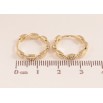 Сережки Xuping колір Позолота 14K колечка Декоративні фото №2 Сережки Xuping колір Позолота 14K колечка Декоративні фото №2