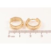Серьги Xuping цвет Позолота 14K колечки Декоративный узор фото №2 Серьги Xuping цвет Позолота 14K колечки Декоративный узор фото №2
