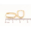 Сережки Xuping колір Позолота 14K колечка Овали 15мм фото №2 Сережки Xuping колір Позолота 14K колечка Овали 15мм фото №2