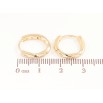 Серьги Xuping цвет Позолота 14K колечки Декоративный узор фото №2 Серьги Xuping цвет Позолота 14K колечки Декоративный узор фото №2