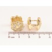 Сережки Xuping колір Позолота 14K колечка Асиметричні мушлі фото №2 Сережки Xuping колір Позолота 14K колечка Асиметричні мушлі фото №2