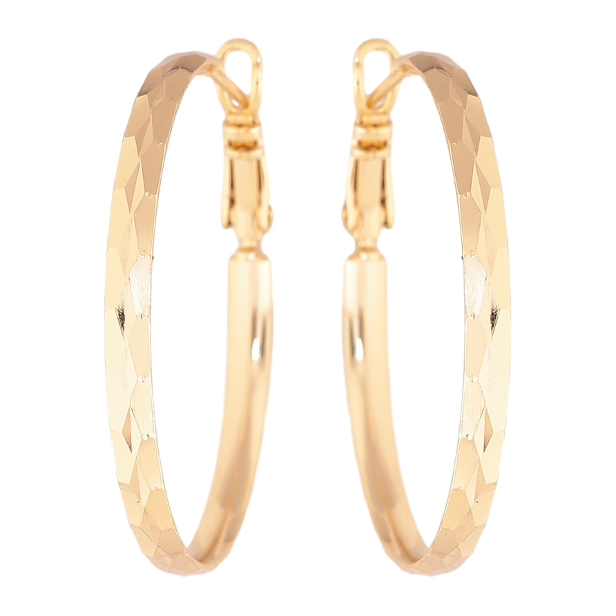 Серьги Xuping цвет Позолота 14K кольца (конго) Декоративный узор ø 3.5см фото №1 Серьги Xuping цвет Позолота 14K кольца (конго) Декоративный узор ø 3.5см фото №1