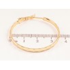 Серьги Xuping цвет Позолота 14K кольца (конго) Декоративный узор ø 3.5см фото №2 Серьги Xuping цвет Позолота 14K кольца (конго) Декоративный узор ø 3.5см фото №2