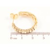 Сережки Xuping колір Позолота 14K пусети Декоративні дуги фото №2 Сережки Xuping колір Позолота 14K пусети Декоративні дуги фото №2