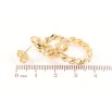 Сережки Xuping колір Позолота 14K пусети Декоративні підвіски фото №2