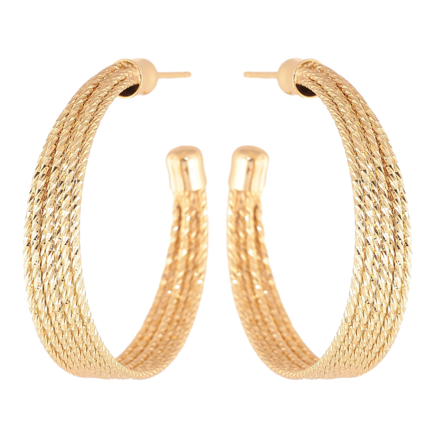 Серьги Xuping цвет Позолота 14K пусеты Дуги декоративные фото №1 Серьги Xuping цвет Позолота 14K пусеты Дуги декоративные фото №1