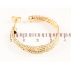 Серьги Xuping цвет Позолота 14K пусеты Дуги декоративные фото №2 Серьги Xuping цвет Позолота 14K пусеты Дуги декоративные фото №2