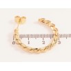 Сережки Xuping колір Позолота 14K пусети Дуги декоративні фото №2 Сережки Xuping колір Позолота 14K пусети Дуги декоративні фото №2