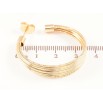 Сережки Xuping колір Позолота 14K пусети Дуги фото №2