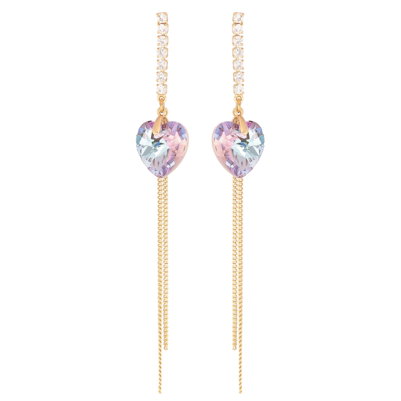 Серьги Xuping цвет Позолота 14K с кристаллами Swarovski пусеты Кристальные подвески Paradise Shine фото №2 Серьги Xuping цвет Позолота 14K с кристаллами Swarovski пусеты Кристальные подвески Paradise Shine фото №2