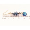 Серьги Xuping цвет Позолота 14K с кристаллами Swarovski французский замок Подвески с кристаллами Bermuda Blue фото №2 Серьги Xuping цвет Позолота 14K с кристаллами Swarovski французский замок Подвески с кристаллами Bermuda Blue фото №2
