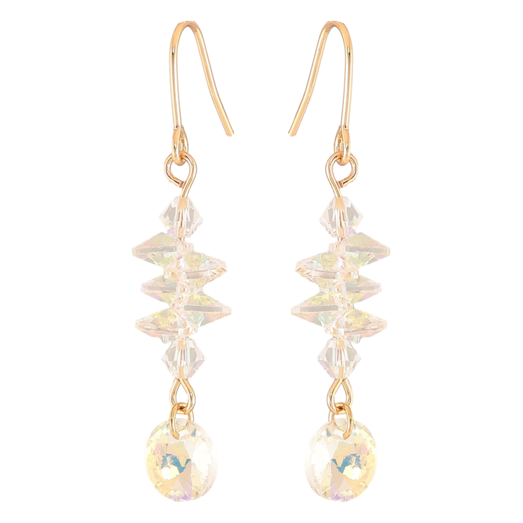 Серьги Xuping цвет Позолота 14K с кристаллами Swarovski французский замок Подвески с кристаллами Shimmer фото №12 Серьги Xuping цвет Позолота 14K с кристаллами Swarovski французский замок Подвески с кристаллами Shimmer фото №12