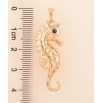Кулон Xuping M&L Колір 18К Морський коник для ланцюжка до 5мм фото №2 Кулон Xuping M&L Колір 18К Морський коник для ланцюжка до 5мм фото №2