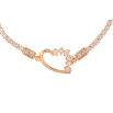 Браслет Xuping M&L Цвет 18K Дорожка кристаллов с сердечком на бегунке 14-24см х 1-13мм фото №2