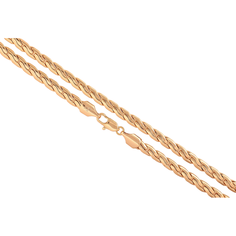 Ланцюжок Xuping колір Позолота 18K Плетіння Фантазійне довжина 50см х 5мм фото №1