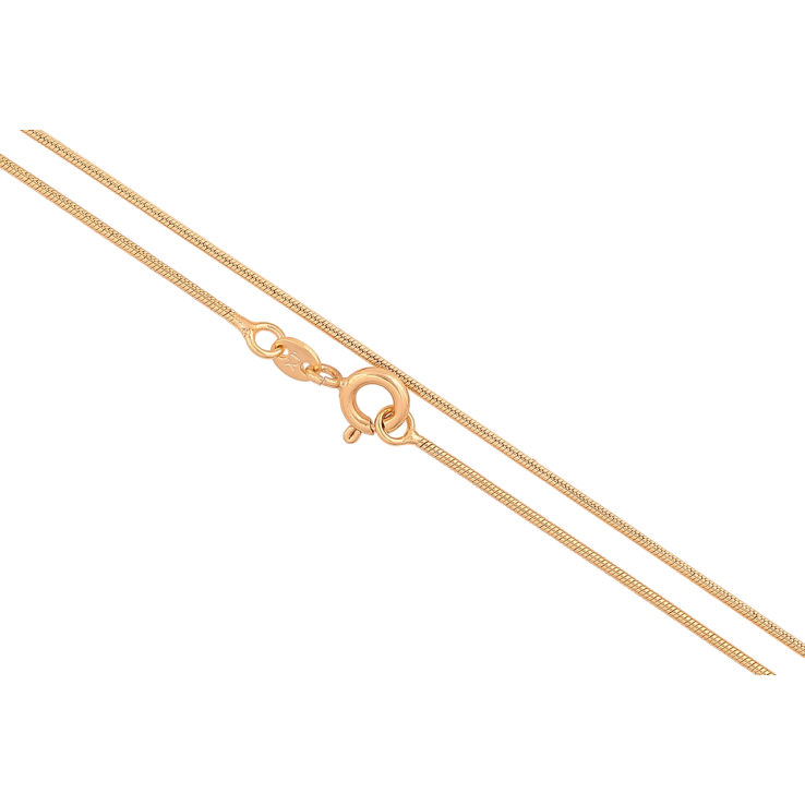 Цепочка Xuping цвет Позолота 18K Плетение Ювелирный шнур длина 50см х 1мм фото №2