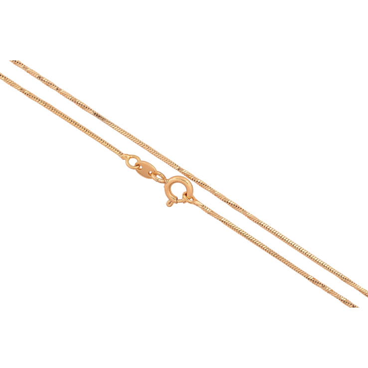 Ланцюжок Xuping колір Позолота 18K Плетіння Ювелірний шнур довжина 50см х 1мм фото №16