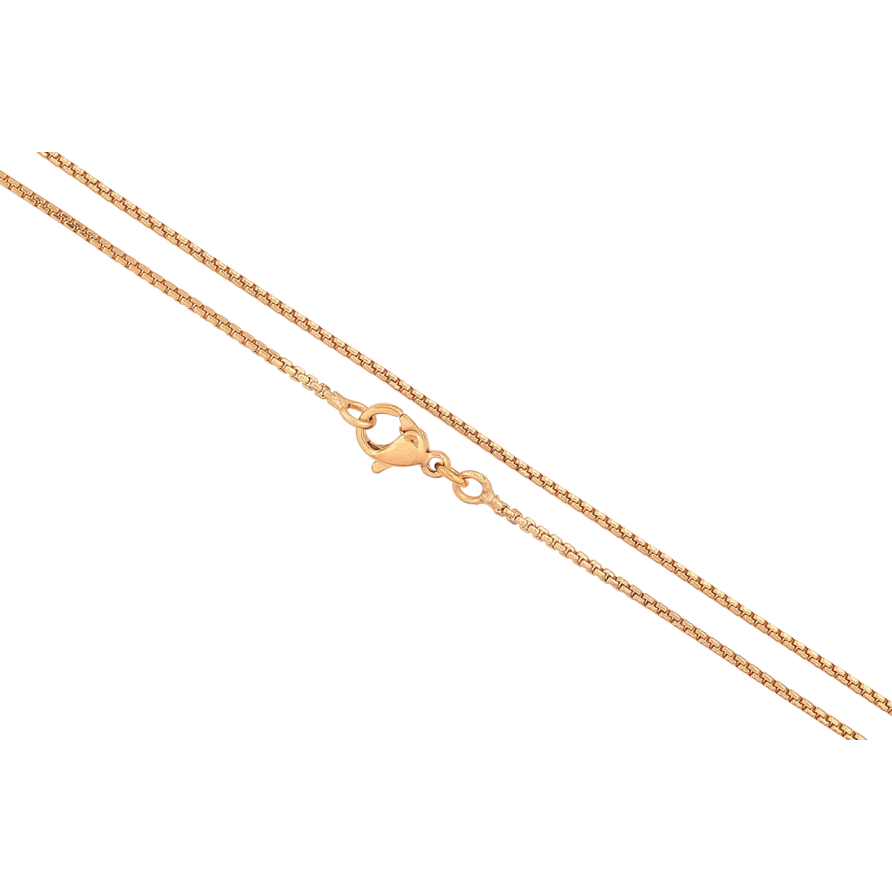 Ланцюжок Xuping колір Позолота 18K Плетіння Венеціанське довжина 55см х 1мм фото №1 Ланцюжок Xuping колір Позолота 18K Плетіння Венеціанське довжина 55см х 1мм фото №1