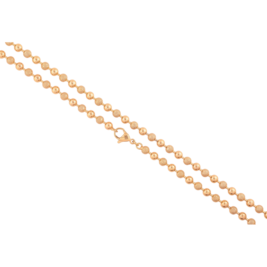 Цепочка Xuping цвет Позолота 18K Плетение Перлина длина 60см х 4мм фото №1 Цепочка Xuping цвет Позолота 18K Плетение Перлина длина 60см х 4мм фото №1