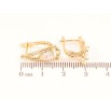 Серьги Xuping Цвет Позолота 18K английский замок Узор с кристаллами фото №2
