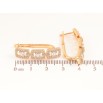 Сережки Xuping Колір Позолота 18K англійський замок Візерунок з інкрустацією кристалами фото №2 Сережки Xuping Колір Позолота 18K англійський замок Візерунок з інкрустацією кристалами фото №2