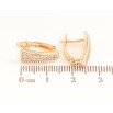 Сережки Xuping Колір Позолота 18K англійський замок Інкрустація кристалами фото №2 Сережки Xuping Колір Позолота 18K англійський замок Інкрустація кристалами фото №2