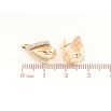 Серьги Xuping Цвет Позолота 18K английский замок Узор с кристаллами фото №2 Серьги Xuping Цвет Позолота 18K английский замок Узор с кристаллами фото №2