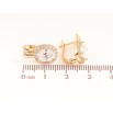 Серьги Xuping Цвет Позолота 18K английский замок Инкрустация кристаллами фото №2 Серьги Xuping Цвет Позолота 18K английский замок Инкрустация кристаллами фото №2