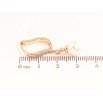 Серьги Xuping Цвет Позолота 18K английский замок Жемчужные подвески фото №2 Серьги Xuping Цвет Позолота 18K английский замок Жемчужные подвески фото №2