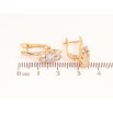 Сережки Xuping Колір Позолота 18K англійський замок Інкрустація кристалами фото №2 Сережки Xuping Колір Позолота 18K англійський замок Інкрустація кристалами фото №2