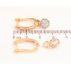 Серьги Xuping Цвет Позолота 18K английский замок Кристальные подвески 2 в 1 фото №2 Серьги Xuping Цвет Позолота 18K английский замок Кристальные подвески 2 в 1 фото №2