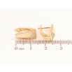 Серьги Xuping Цвет Позолота 18K английский замок Узор с кристаллами фото №2 Серьги Xuping Цвет Позолота 18K английский замок Узор с кристаллами фото №2