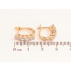 Серьги Xuping Цвет Позолота 18K английский замок Дорожки кристаллов фото №2 Серьги Xuping Цвет Позолота 18K английский замок Дорожки кристаллов фото №2