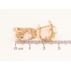 Серьги Xuping Цвет Позолота 18K английский замок Декоративный узор с кристаллами фото №2 Серьги Xuping Цвет Позолота 18K английский замок Декоративный узор с кристаллами фото №2