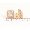 Сережки Xuping Колір Позолота 18K англійський замок Інкрустація кристалами фото №2 Сережки Xuping Колір Позолота 18K англійський замок Інкрустація кристалами фото №2