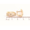 Серьги Xuping Цвет Позолота 18K английский замок Узор из разноцветных кристаллов фото №2 Серьги Xuping Цвет Позолота 18K английский замок Узор из разноцветных кристаллов фото №2