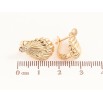 Сережки Xuping Колір Позолота 18K англійський замок Мушлі з кристалами фото №2 Сережки Xuping Колір Позолота 18K англійський замок Мушлі з кристалами фото №2