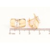 Серьги Xuping Цвет Позолота 18K английский замок Узор с кристаллами фото №2 Серьги Xuping Цвет Позолота 18K английский замок Узор с кристаллами фото №2