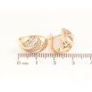 Сережки Xuping Колір Позолота 18K англійський замок Інкрустація кристалами фото №2 Сережки Xuping Колір Позолота 18K англійський замок Інкрустація кристалами фото №2