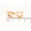 Серьги Xuping Цвет Позолота 18K английский замок Инкрустация кристаллами фото №2 Серьги Xuping Цвет Позолота 18K английский замок Инкрустация кристаллами фото №2