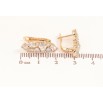 Серьги Xuping Цвет Позолота 18K английский замок Инкрустация кристаллами фото №2 Серьги Xuping Цвет Позолота 18K английский замок Инкрустация кристаллами фото №2