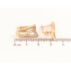 Сережки Xuping Колір Позолота 18K англійський замок Інкрустація кристалами фото №2 Сережки Xuping Колір Позолота 18K англійський замок Інкрустація кристалами фото №2