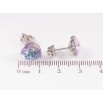 Сережки Xuping колір Родій з кристалами Swarovski пусети Кристальні сердечка Paradise Shine фото №2 Сережки Xuping колір Родій з кристалами Swarovski пусети Кристальні сердечка Paradise Shine фото №2