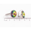 Серьги Xuping цвет Родий с кристаллами Swarovski французский замок Кристаллы Vitrail Medium ø 16мм фото №2 Серьги Xuping цвет Родий с кристаллами Swarovski французский замок Кристаллы Vitrail Medium ø 16мм фото №2