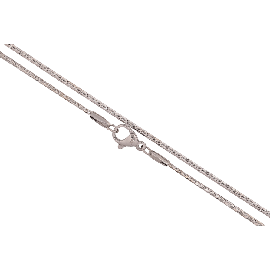 Цепочка Xuping ТТМ Stainless Steel цвет Родий Плетение Фантазийное длина 45см х 1.5мм фото №1 Цепочка Xuping ТТМ Stainless Steel цвет Родий Плетение Фантазийное длина 45см х 1.5мм фото №1