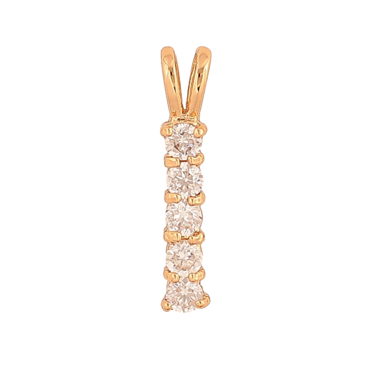 Кулон Xuping цвет Позолота 18K Дорожка кристаллов для цепочки до 3мм фото №2