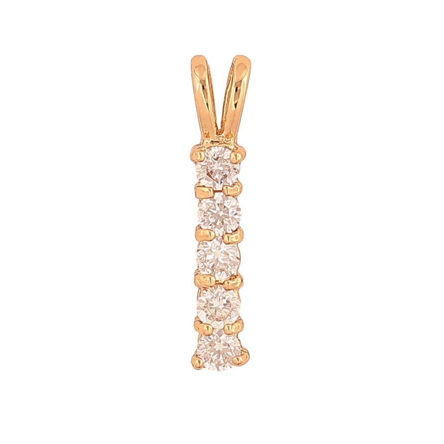 Кулон Xuping цвет Позолота 18K Дорожка кристаллов для цепочки до 3мм фото №1