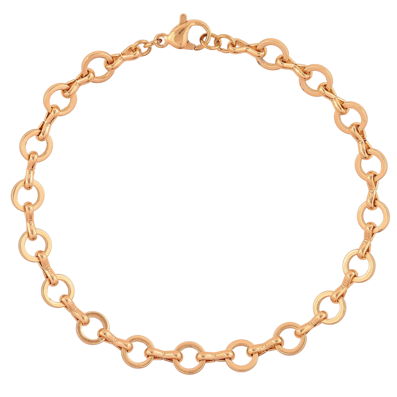 Браслет Xuping Цвет Позолота 18K Цепочка Фантазийная размер 19см х 6мм фото №3
