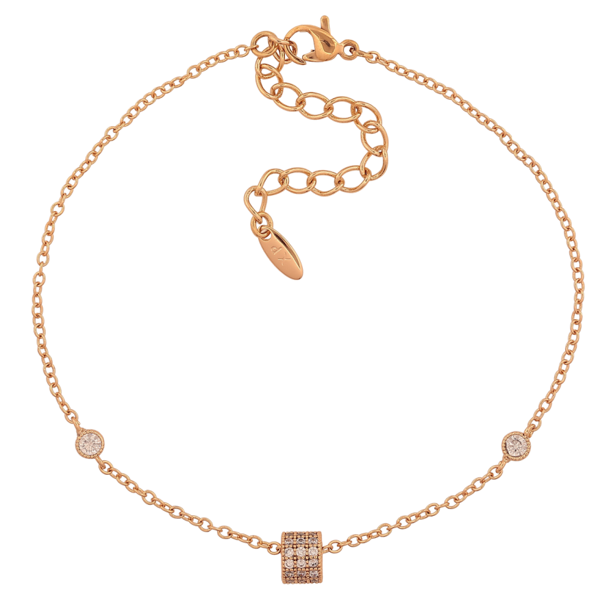 Браслет Xuping Цвет Позолота 18K Цепочка со вставками размер с доп. цепочкой 19,5-24,5 см х 1,5 мм фото №1 Браслет Xuping Цвет Позолота 18K Цепочка со вставками размер с доп. цепочкой 19,5-24,5 см х 1,5 мм фото №1