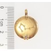 Кулон Xuping Позолота 18 К Круглый Двухсторонний Медальон Знак Зодиака Рыбы фото №2 Кулон Xuping Позолота 18 К Круглый Двухсторонний Медальон Знак Зодиака Рыбы фото №2